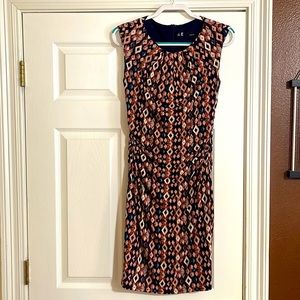 🇺🇸Leslie Fay multicolored dress Size 4
